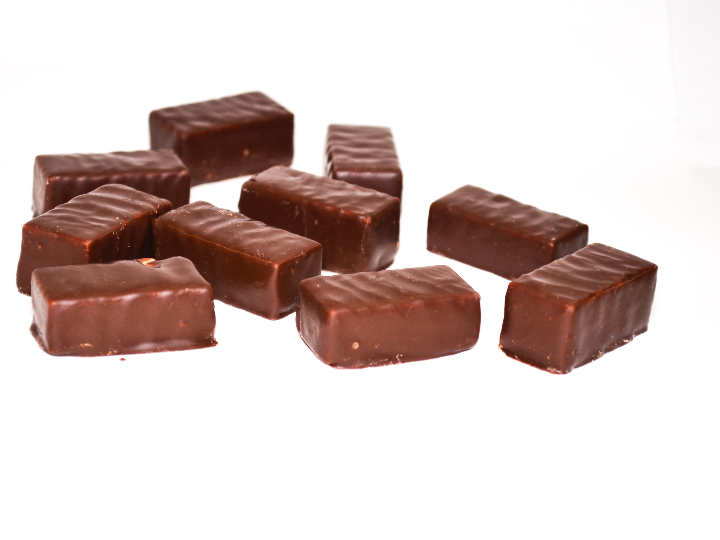 bombones redondos de chocolate
