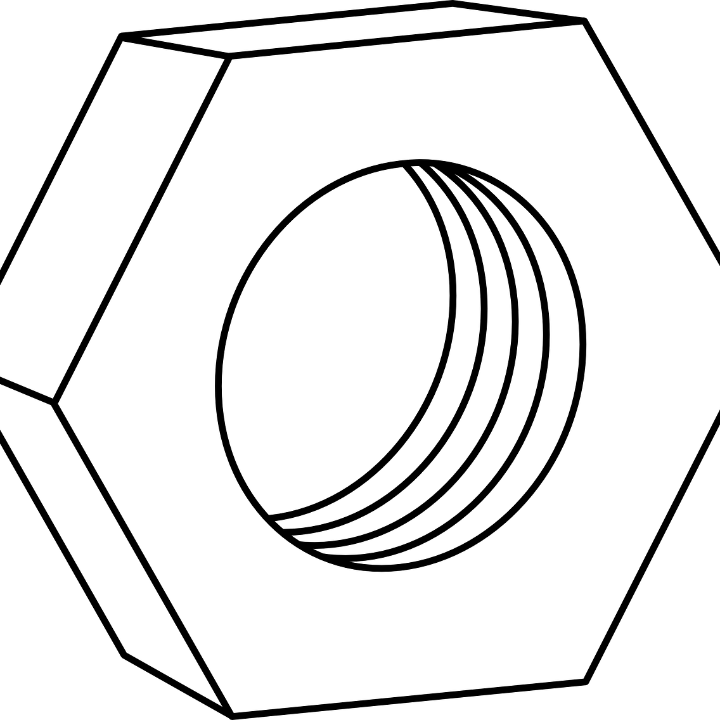 polea pequena latonada con tornillo rosca madera